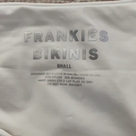 Frankies bikinis “Cupid” bottoms in white(PL) - Picture 5 of 6